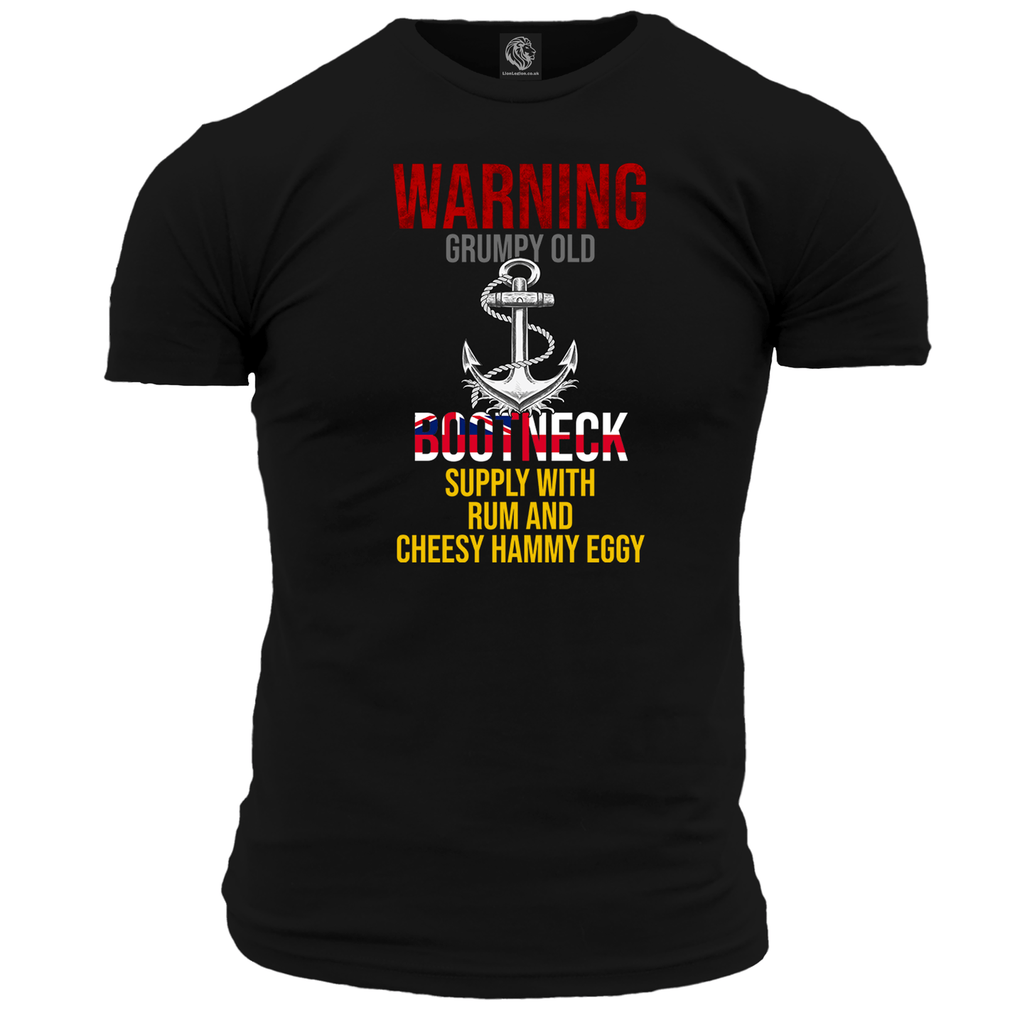 Grumpy Old Bootneck, Give Cheesy, Hammy, Eggy T Shirt