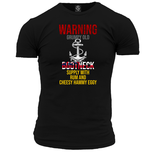 Grumpy Old Bootneck, Give Cheesy, Hammy, Eggy T Shirt
