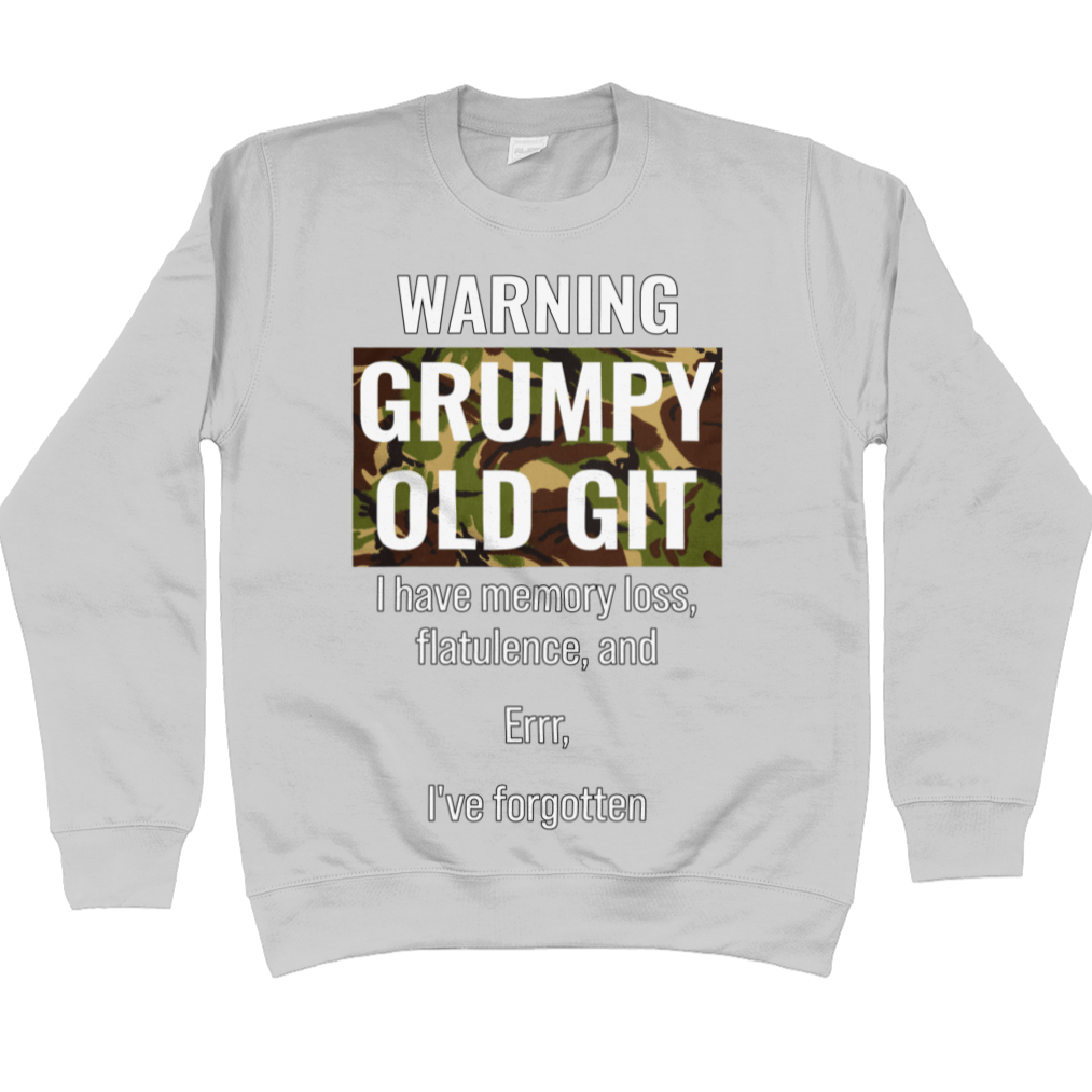 Veteran Sweatshirt Grumpy Old Git Sweatshirt
