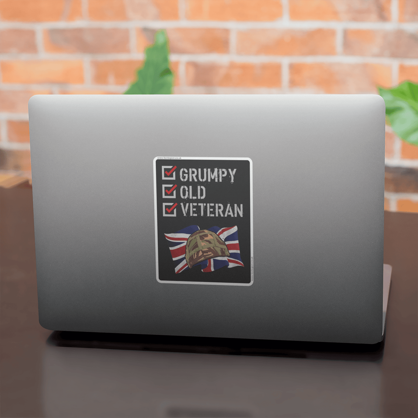 Grumpy Old Veteran High Quality Sticker