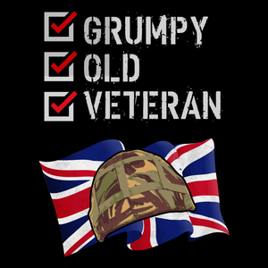 Grumpy Old Veteran Mouse Mat