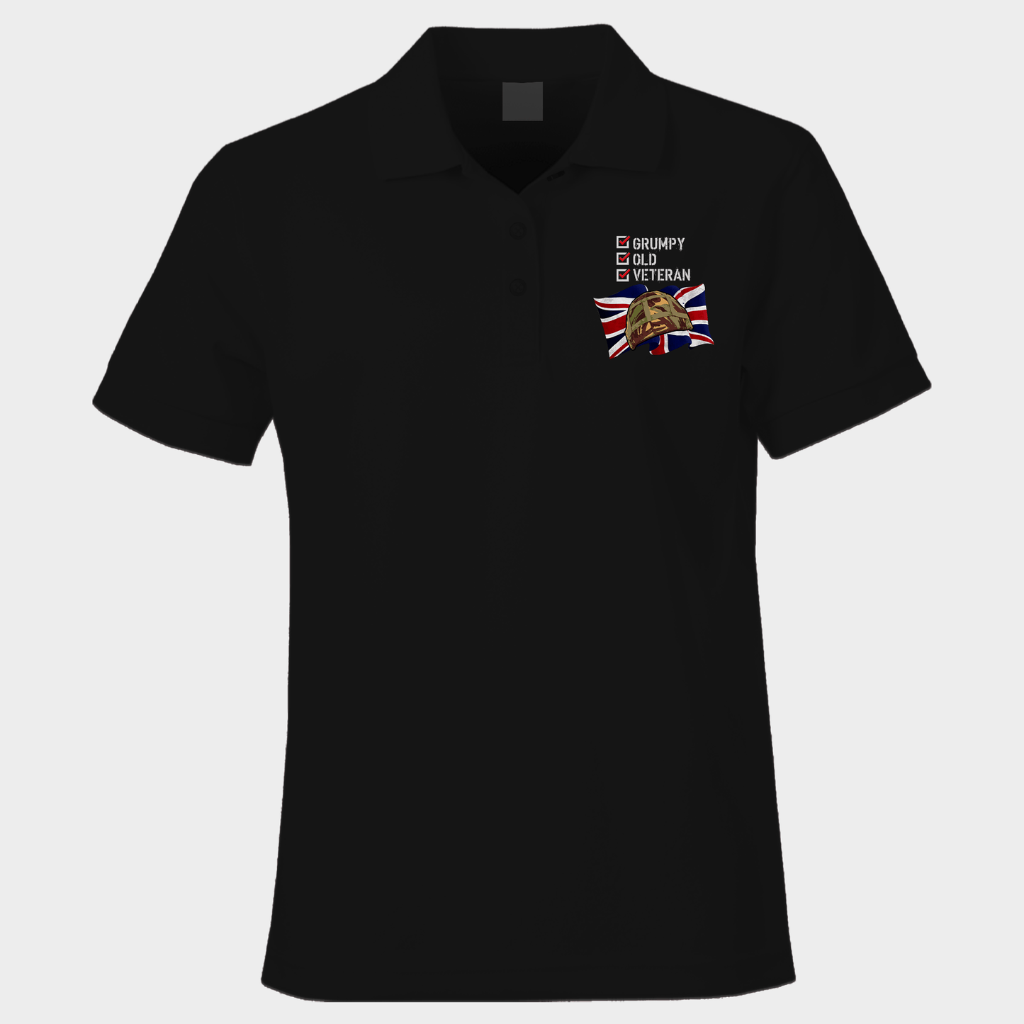 Grumpy Old Veteran Polo Shirt