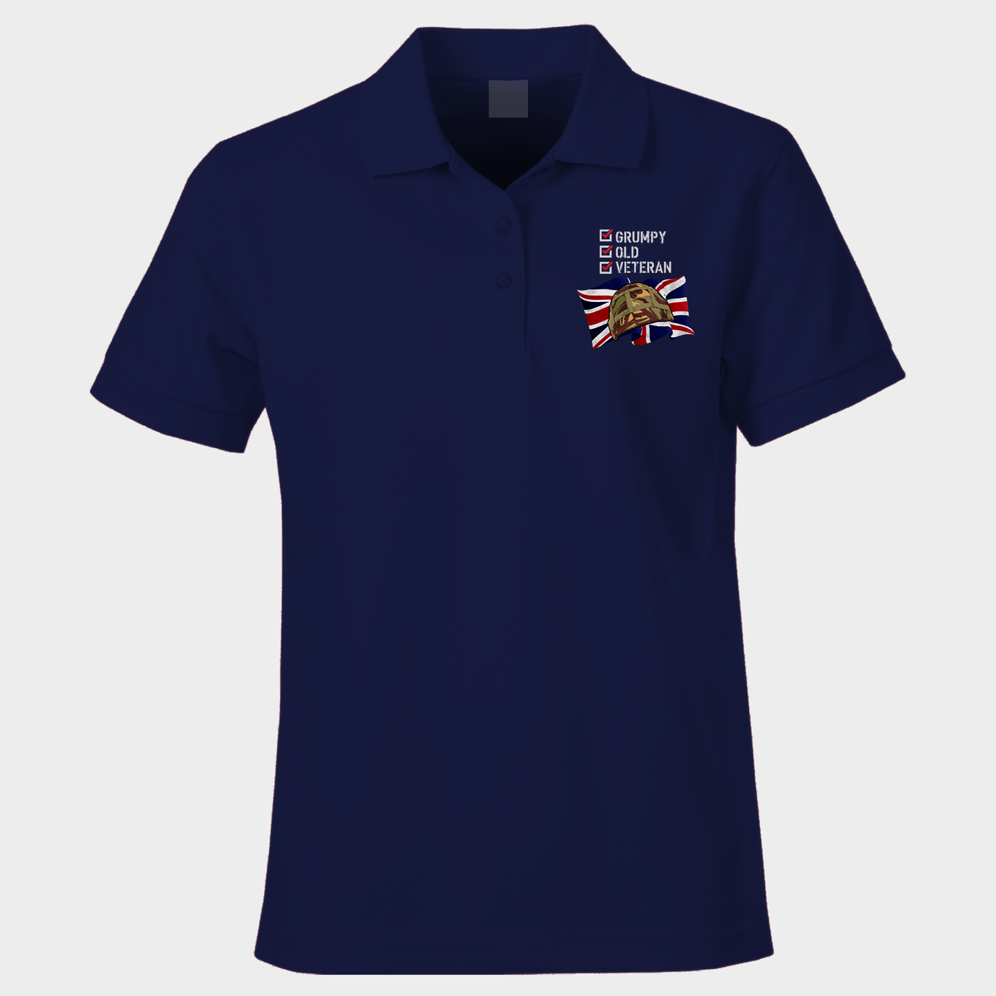 Grumpy Old Veteran Polo Shirt
