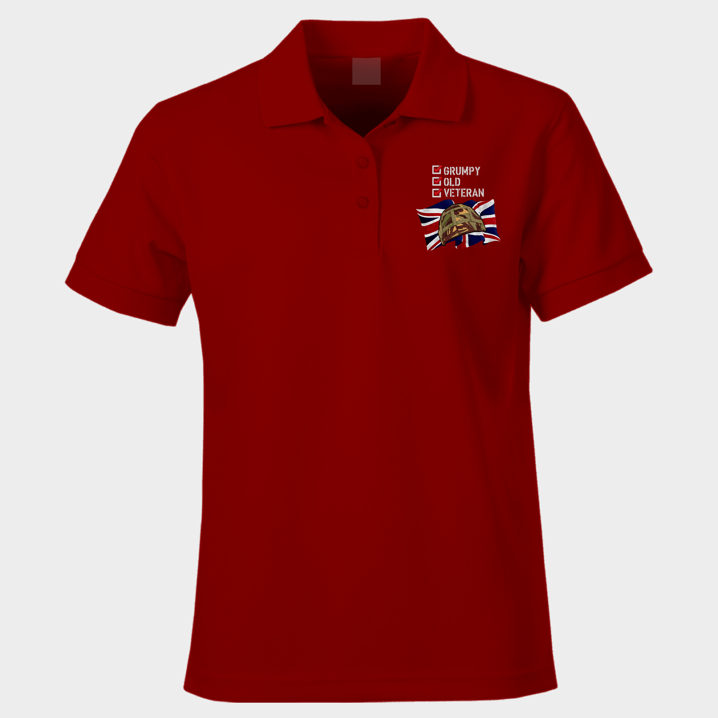 Grumpy Old Veteran Polo Shirt