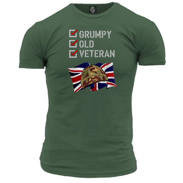Grumpy Old Veteran Unisex T Shirt