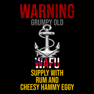 Grumpy Old WAFU, Give Cheesy, Hammy, Eggy Unisex T Shirt