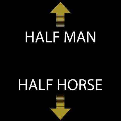 Half Man T Shirt