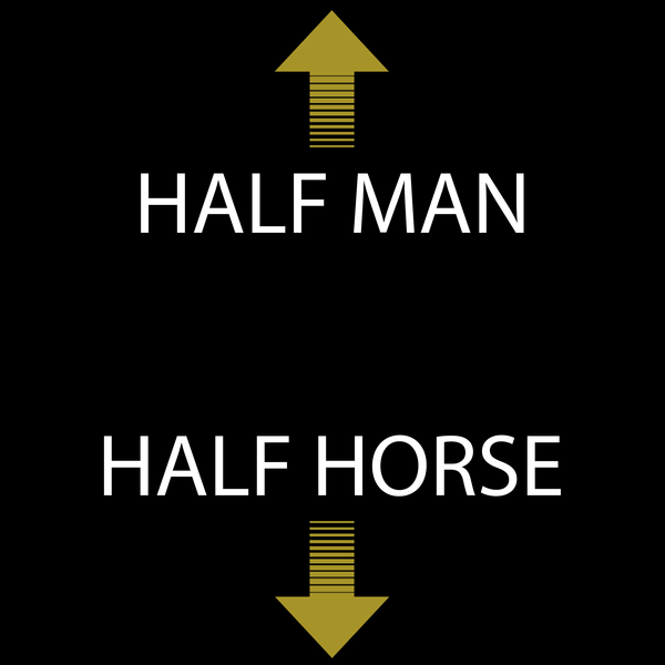 Half Man T Shirt