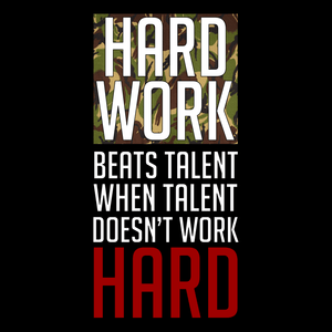 Hard Work Beats Talent Unisex T Shirt