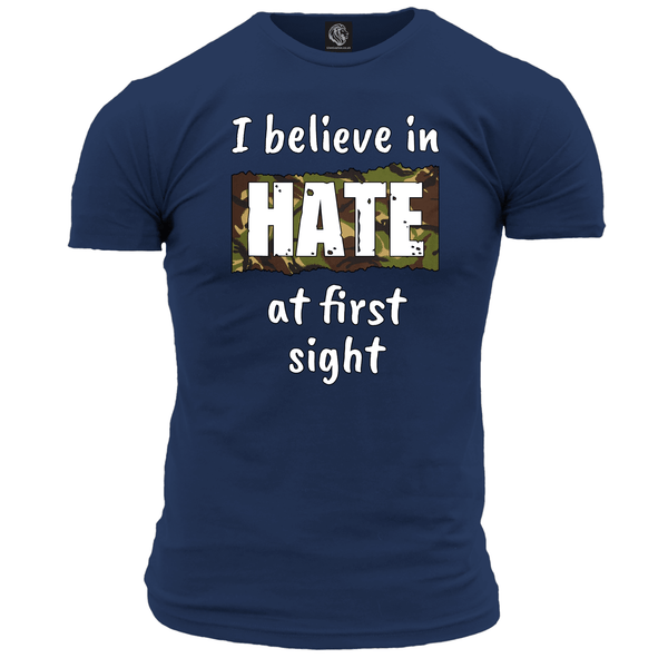 Veteran T Shirt Hate At First Sight