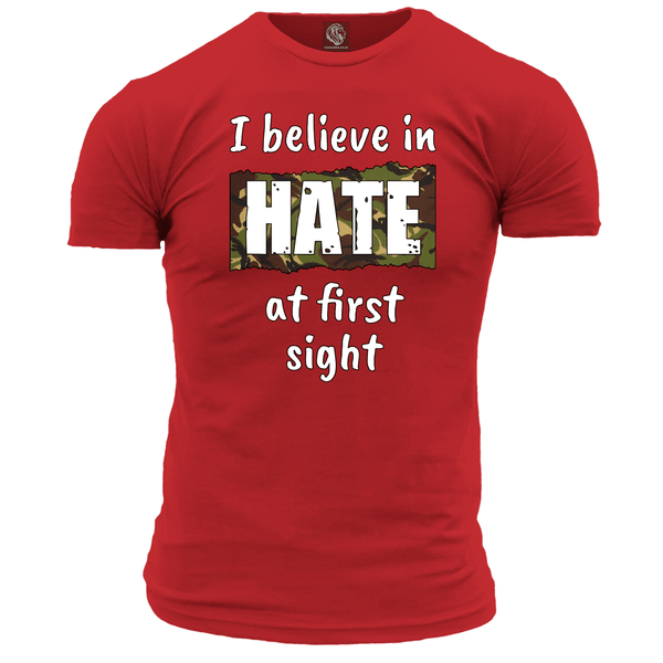 Veteran T Shirt Hate At First Sight