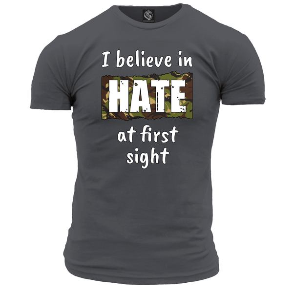 Veteran T Shirt Hate At First Sight