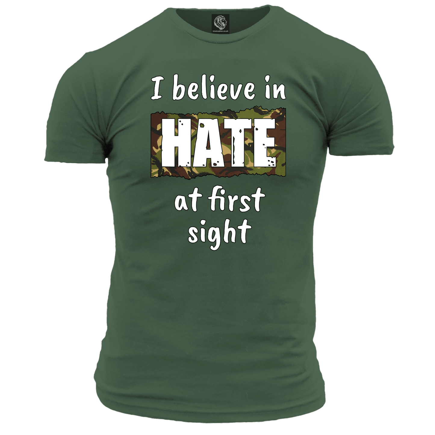 Veteran T Shirt Hate At First Sight