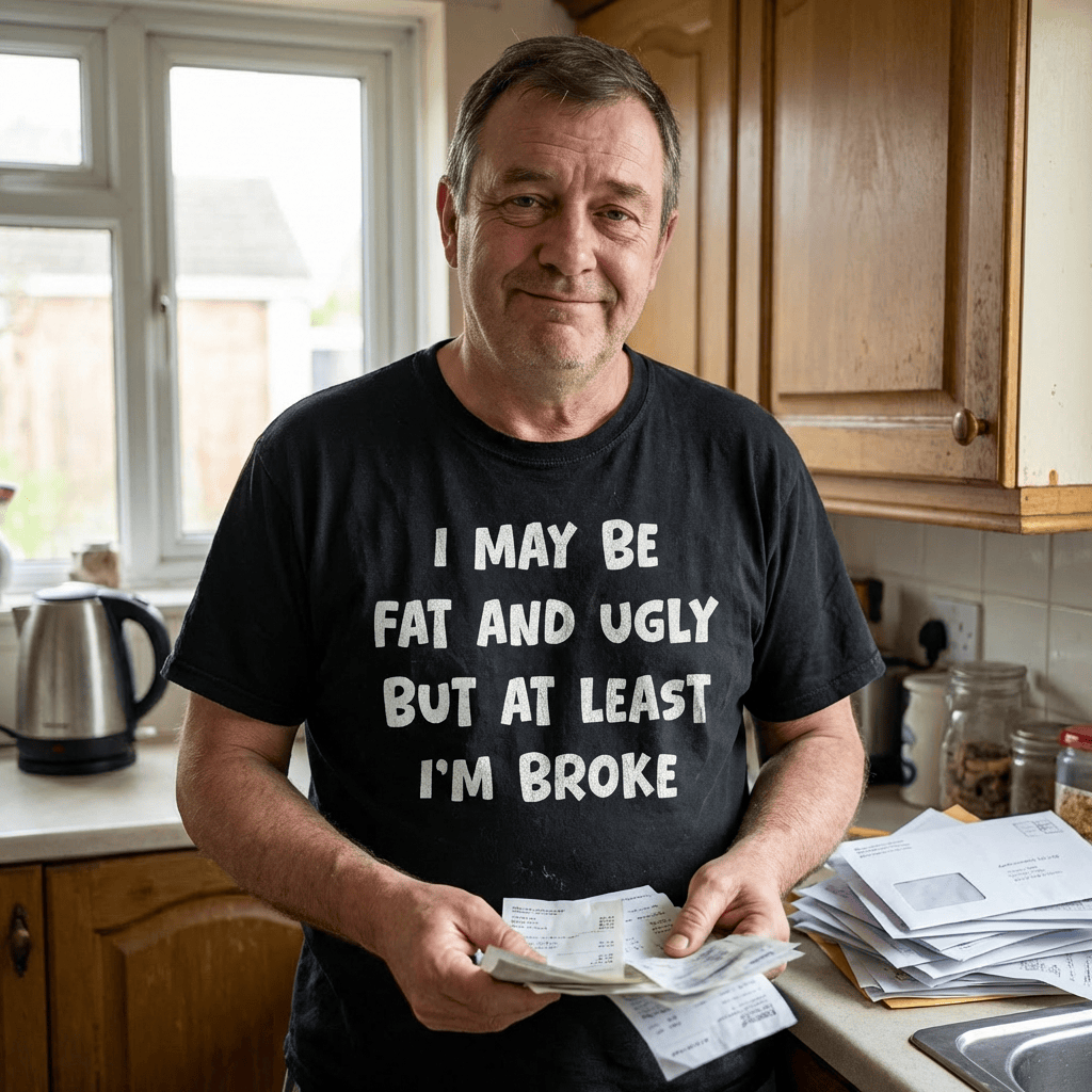 I'm Broke Funny T Shirt by Lion Legion 