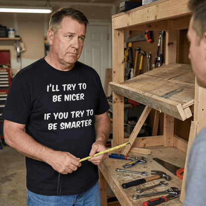 Be Smarter Funny T Shirt by Lion Legion 