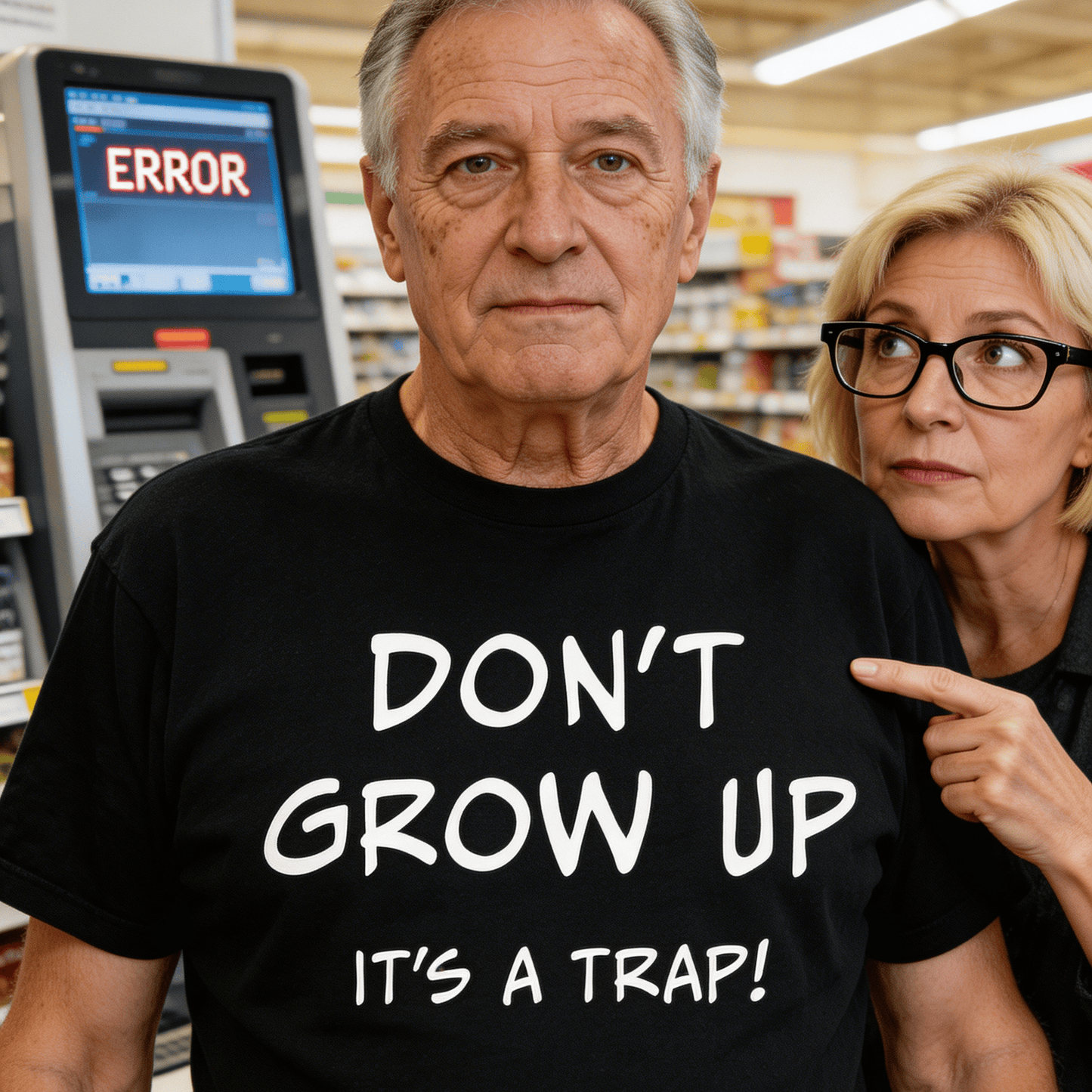 It's A Trap Funny T Shirt by Lion Legion 