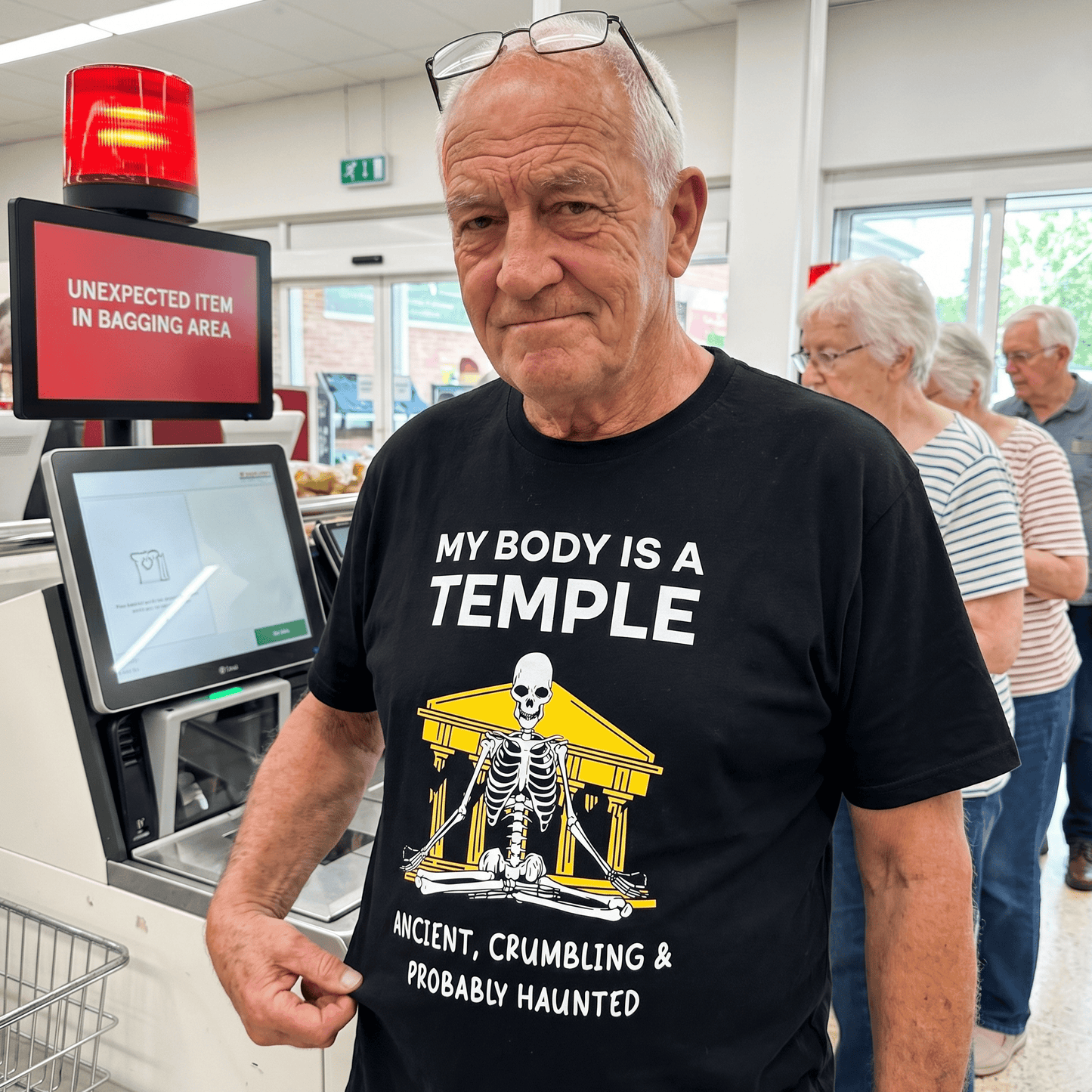 My Body Temple T Shirt by Lion Legion 