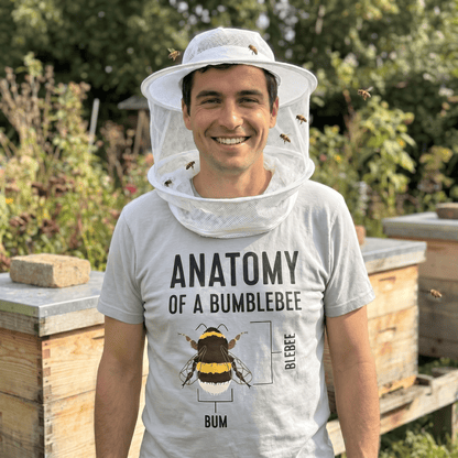 Anatomy Of A Bumblebee T Shirt by Lion Legion 