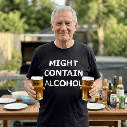 Might Contain Alcohol T Shirt by Lion Legion 