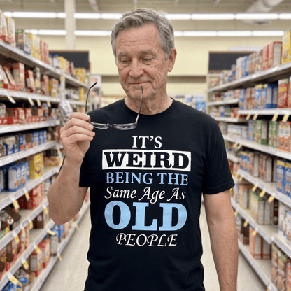 Old People T Shirt by Lion Legion 