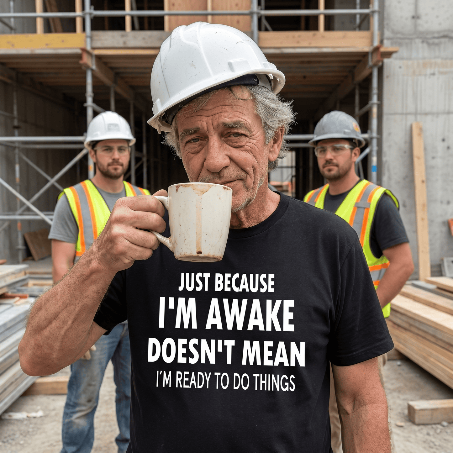 Not Ready T Shirt by Lion Legion 