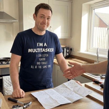 Multitasker T Shirt by Lion Legion 
