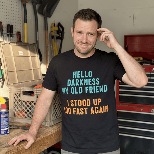 Hello Darkness T Shirt by Lion Legion 