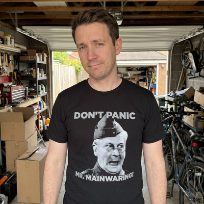 Don't Panic Mr Mainwaring T Shirt