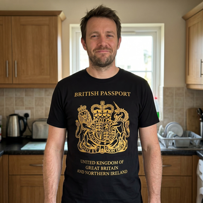 British Passport T Shirt
