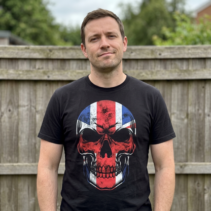 Flag Skull T Shirt