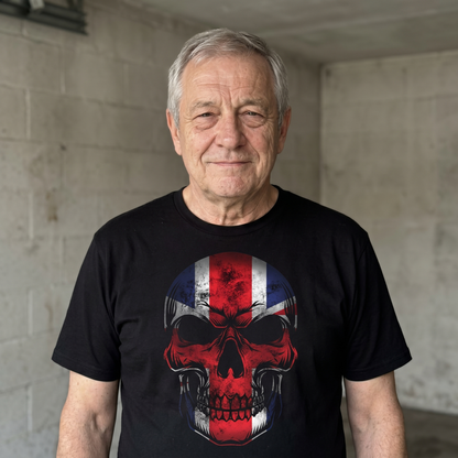 Flag Skull T Shirt