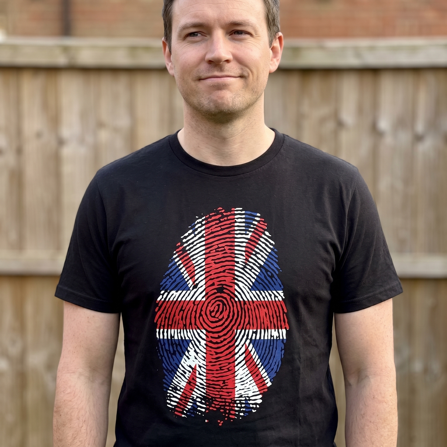 Union Jack Thumbprint T Shirt