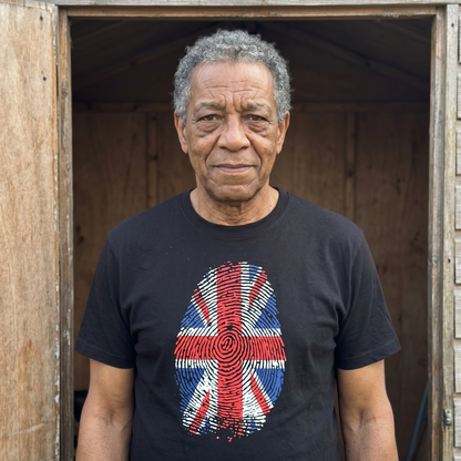Union Jack Thumbprint T Shirt