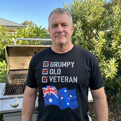 Grumpy Old Veteran (AUS) T Shirt