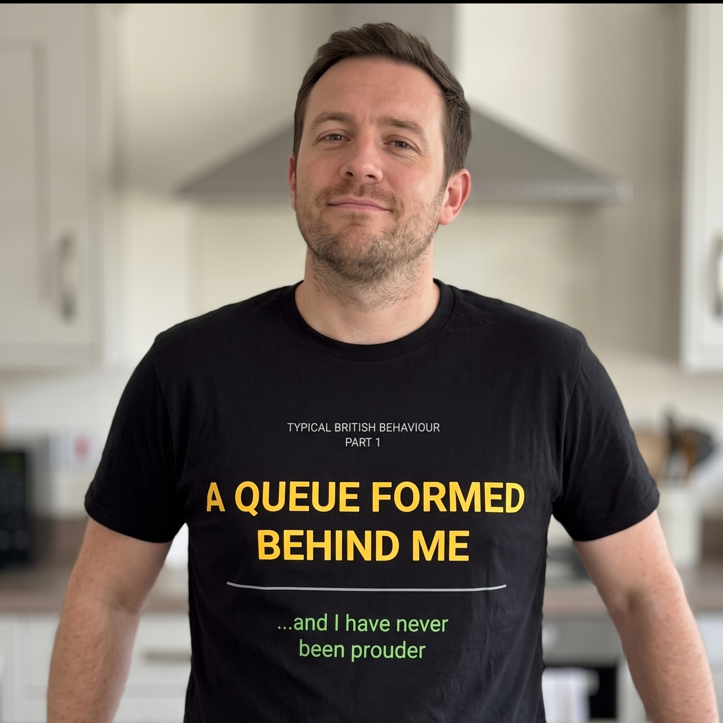 Queue Behind Me T Shirt