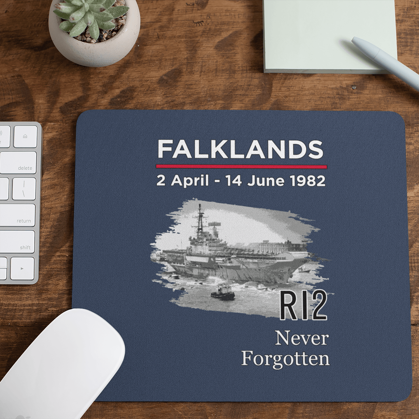 HMS Hermes Returns Mouse Mat
