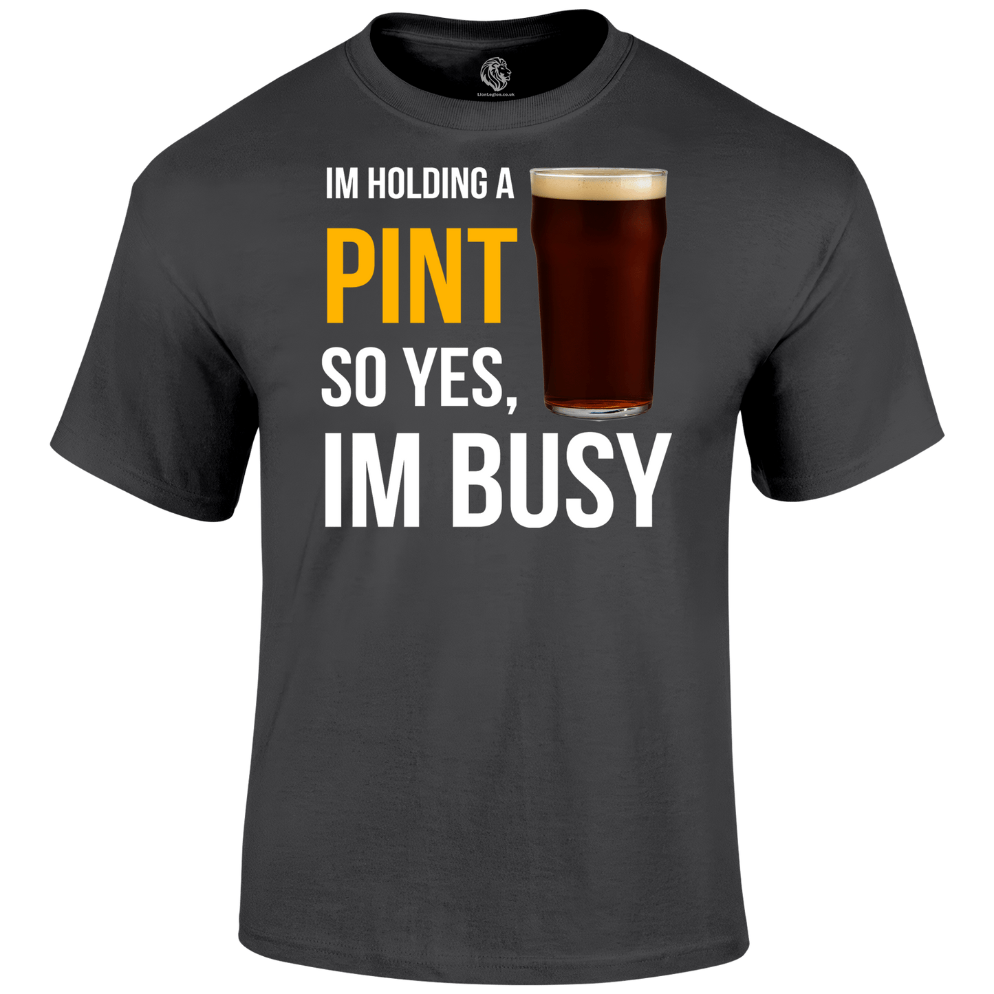 Funny T Shirt Holding A Pint