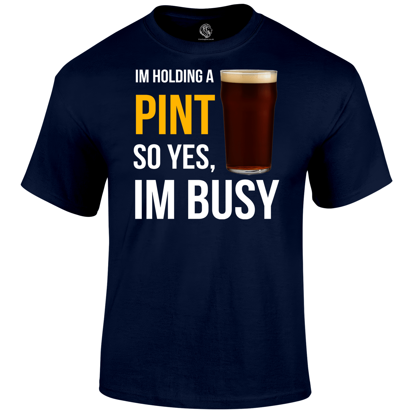 Funny T Shirt Holding A Pint