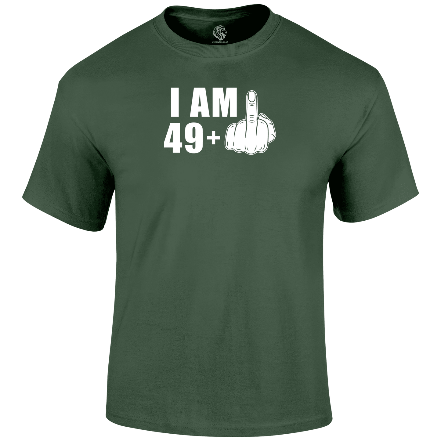 50th birthday t shirt I Am 49+