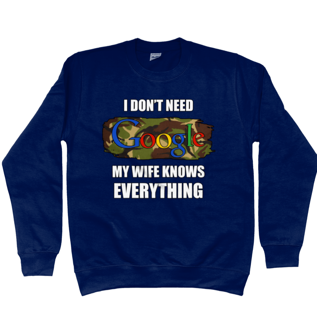 I Don't Need Google Sweatshirt