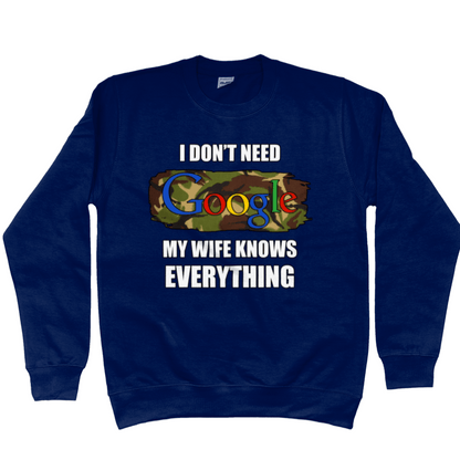 I Don't Need Google Sweatshirt