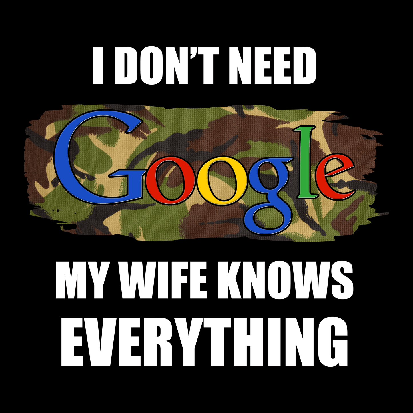 I Don't Need Google T Shirt