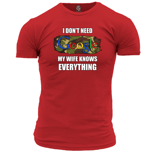 I Don't Need Google T Shirt