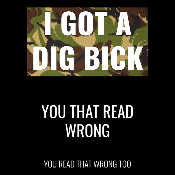 I Got A Dig Bick T Shirt