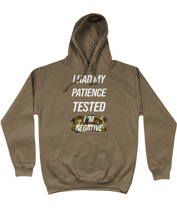 I Had My Patience Tested Unisex Hoodie