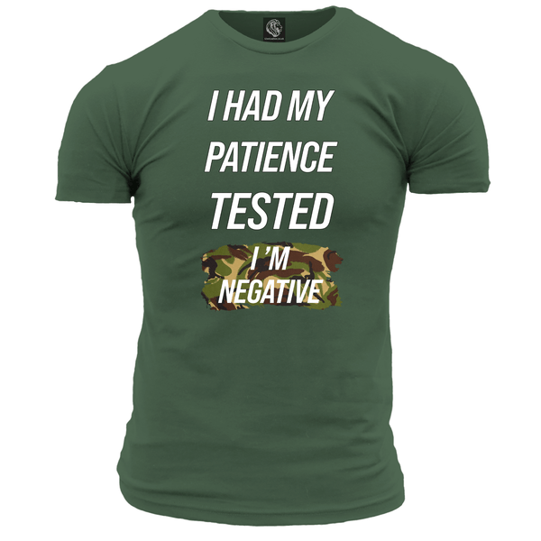 I Had My Patience Tested Unisex T Shirt