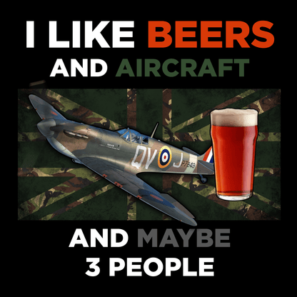 I Like Beers And Aircraft Unisex T Shirt