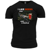 I Like Beers And Aircraft T Shirt