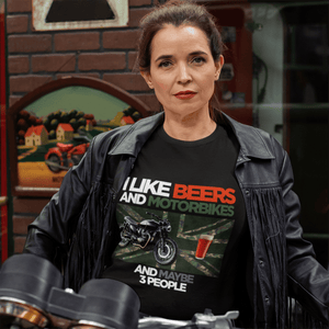 I Like Beers & Motorbikes Unisex T Shirt