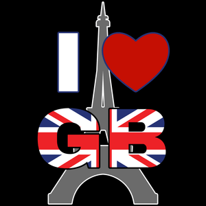 I Love GB Paris T Shirt